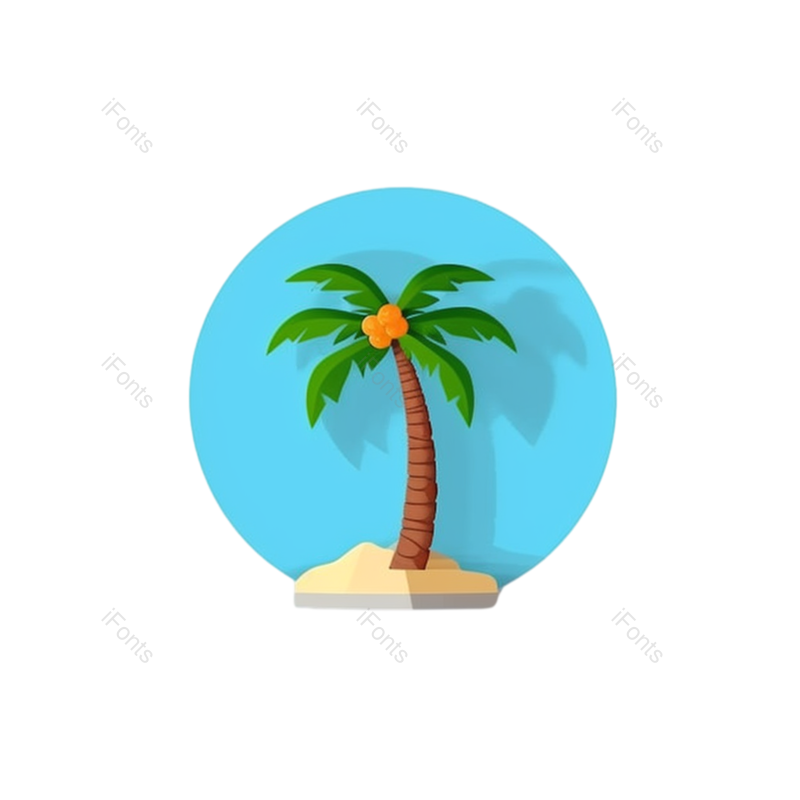 叶子图片,标签元素,节日PNG,插画免抠素材